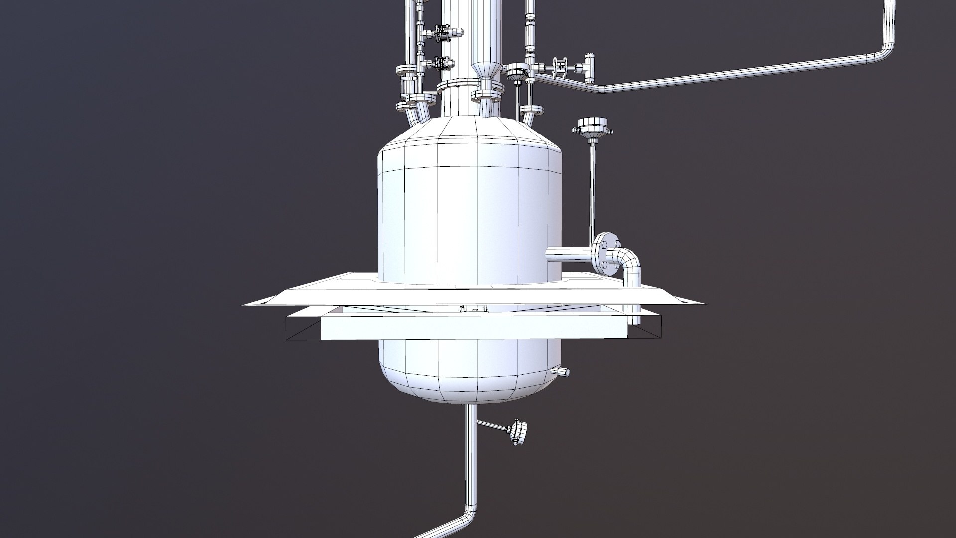 Reactor Tank Model - TurboSquid 2288897