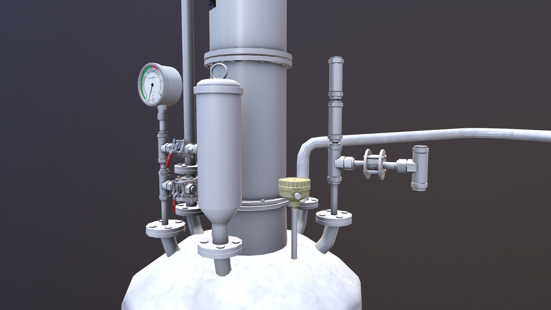 Reactor Tank Model - TurboSquid 2288897