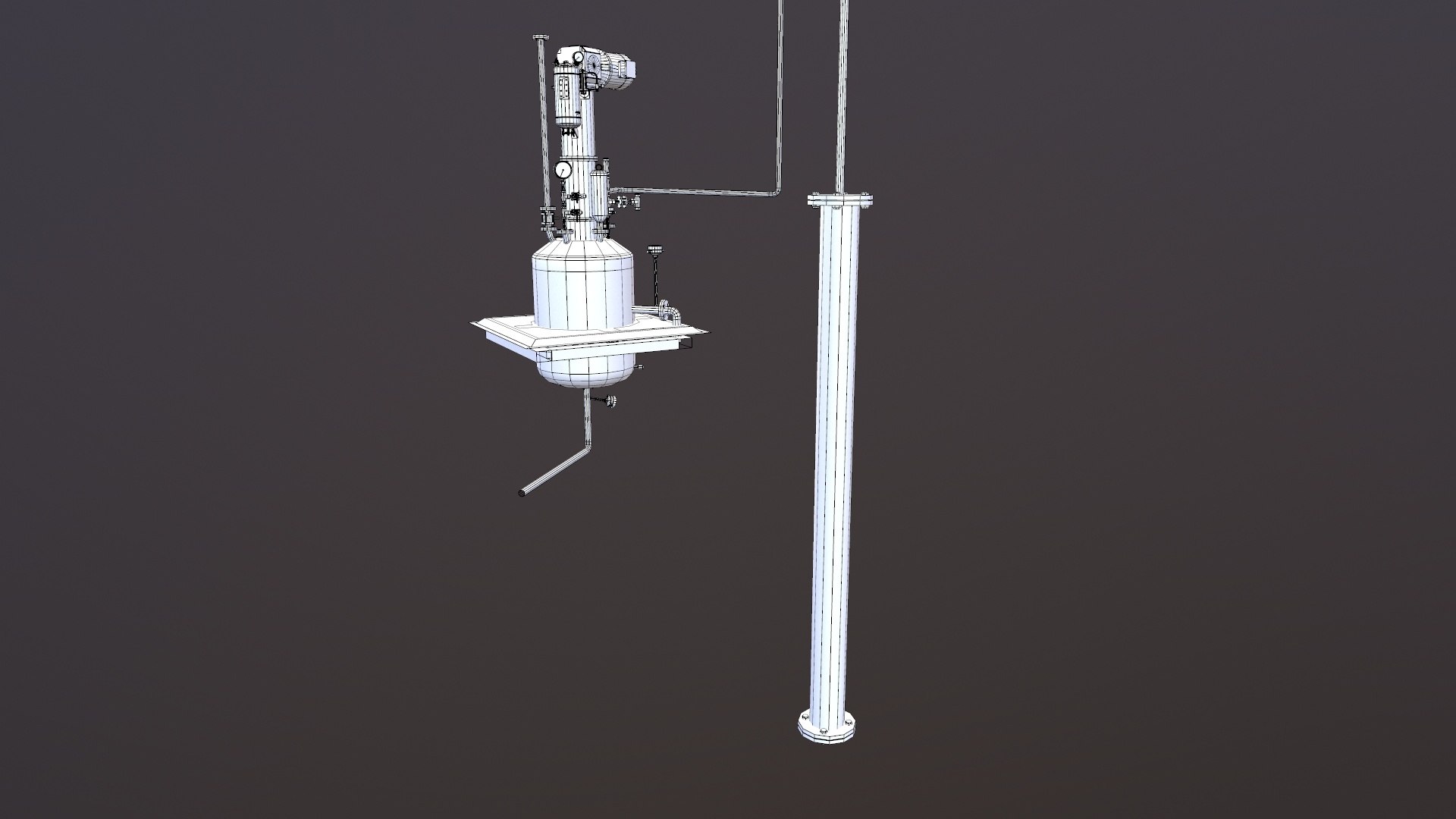 Reactor Tank Model - TurboSquid 2288897