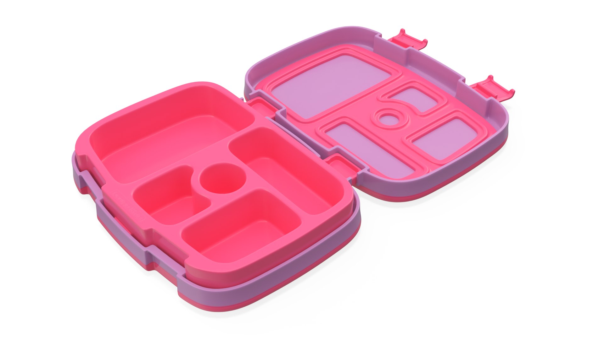 Lunch Box Bentgo Kids Open Pink 3D model - TurboSquid 2150153