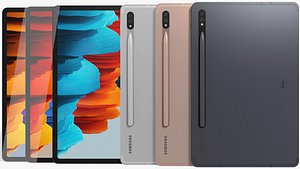 3D realistic samsung galaxy tab model