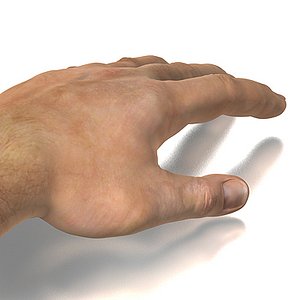 3dsmax photorealistic human hand