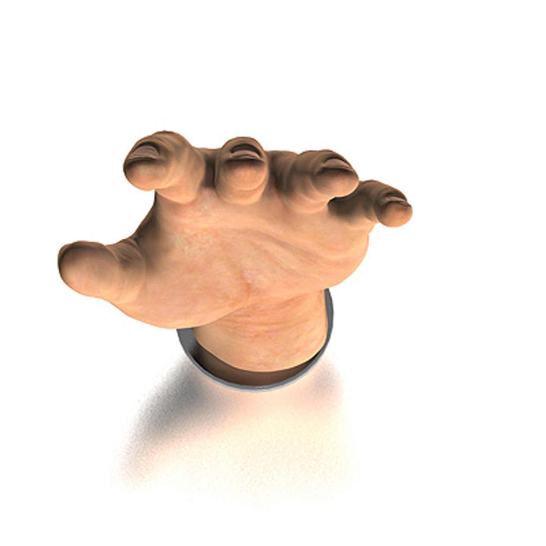 3dsmax Photorealistic Human Hand
