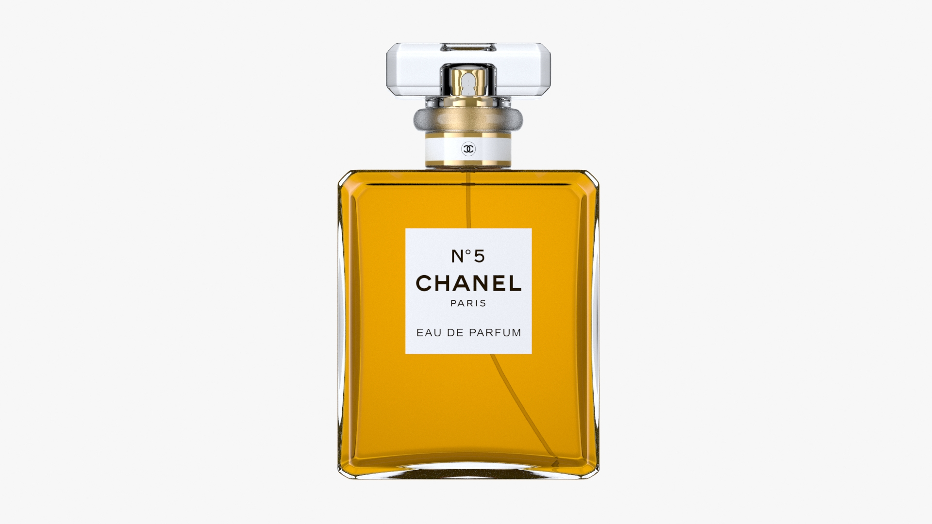 Chanel No.5 perfume bottle, 3D CAD Model Library