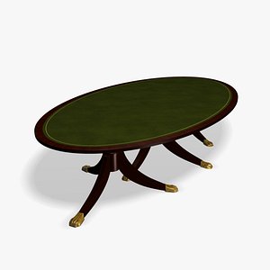 Oval Meeting Table