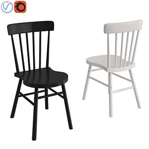 black chair ikea model