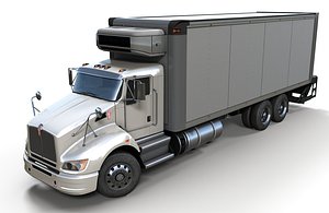 t440 box truck 3D model
