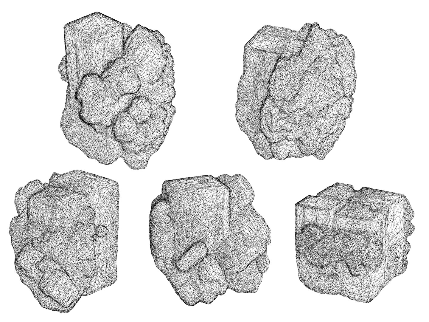Magical Crystals Model - TurboSquid 2113020