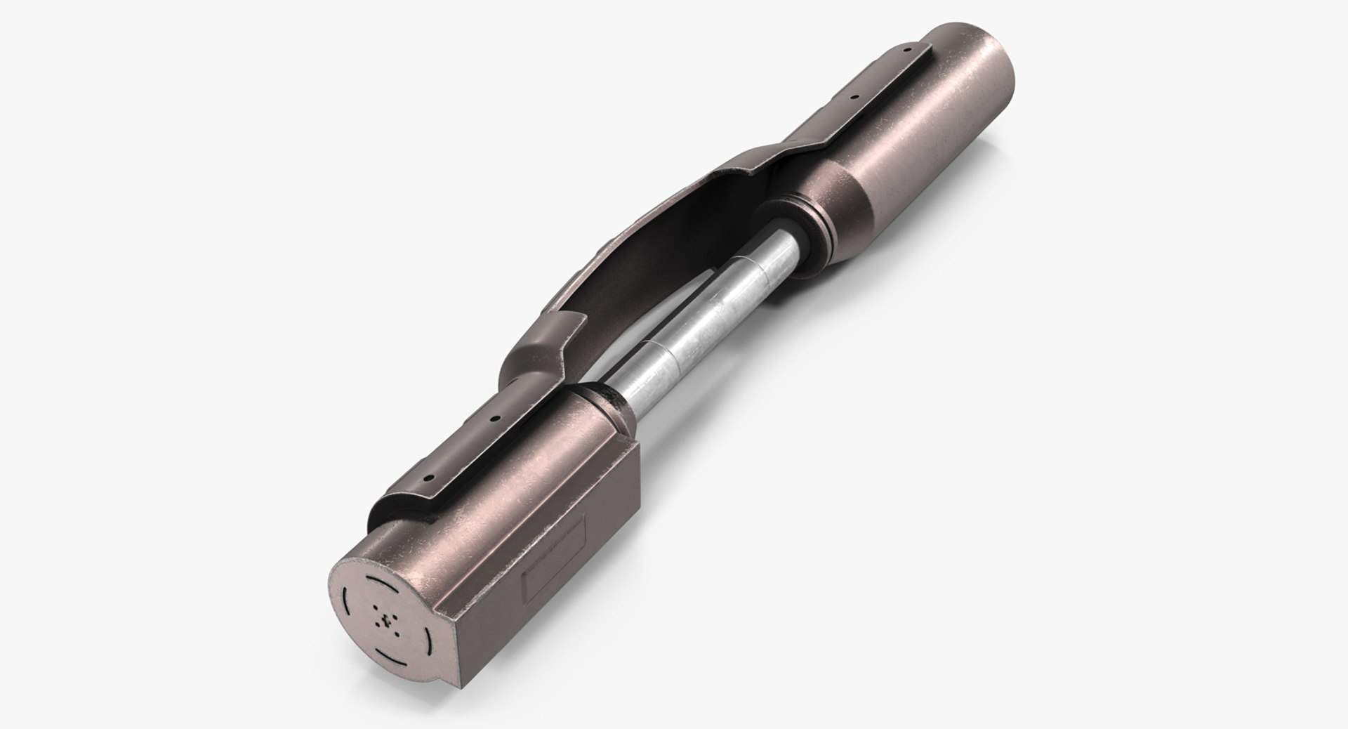 Sci-Fi Anodized Piston 7 3D Model 3D model preview