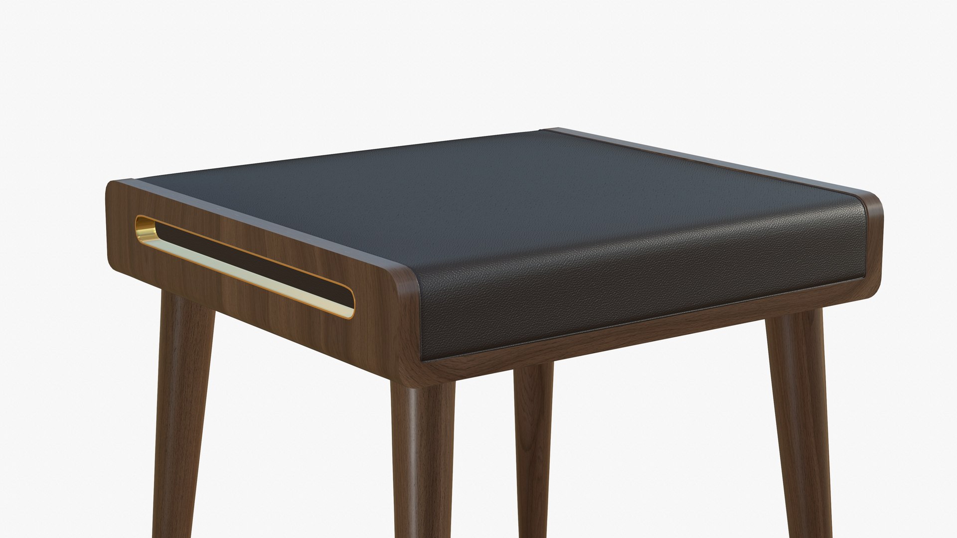 3D Wooden Stool Chair model - TurboSquid 1852698