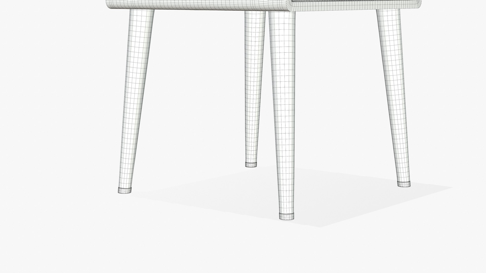 3D Wooden Stool Chair model - TurboSquid 1852698