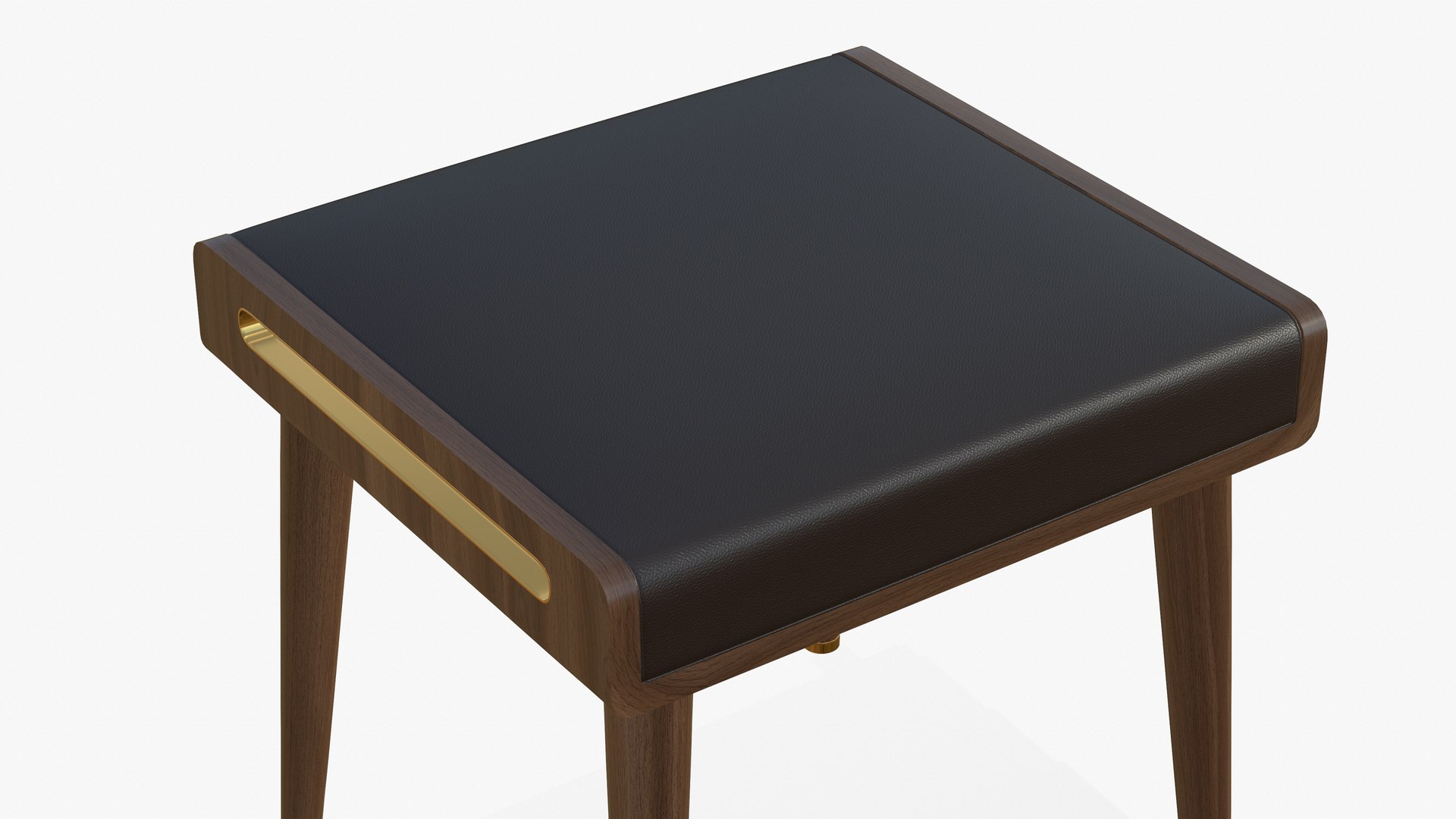 3D Wooden Stool Chair model - TurboSquid 1852698