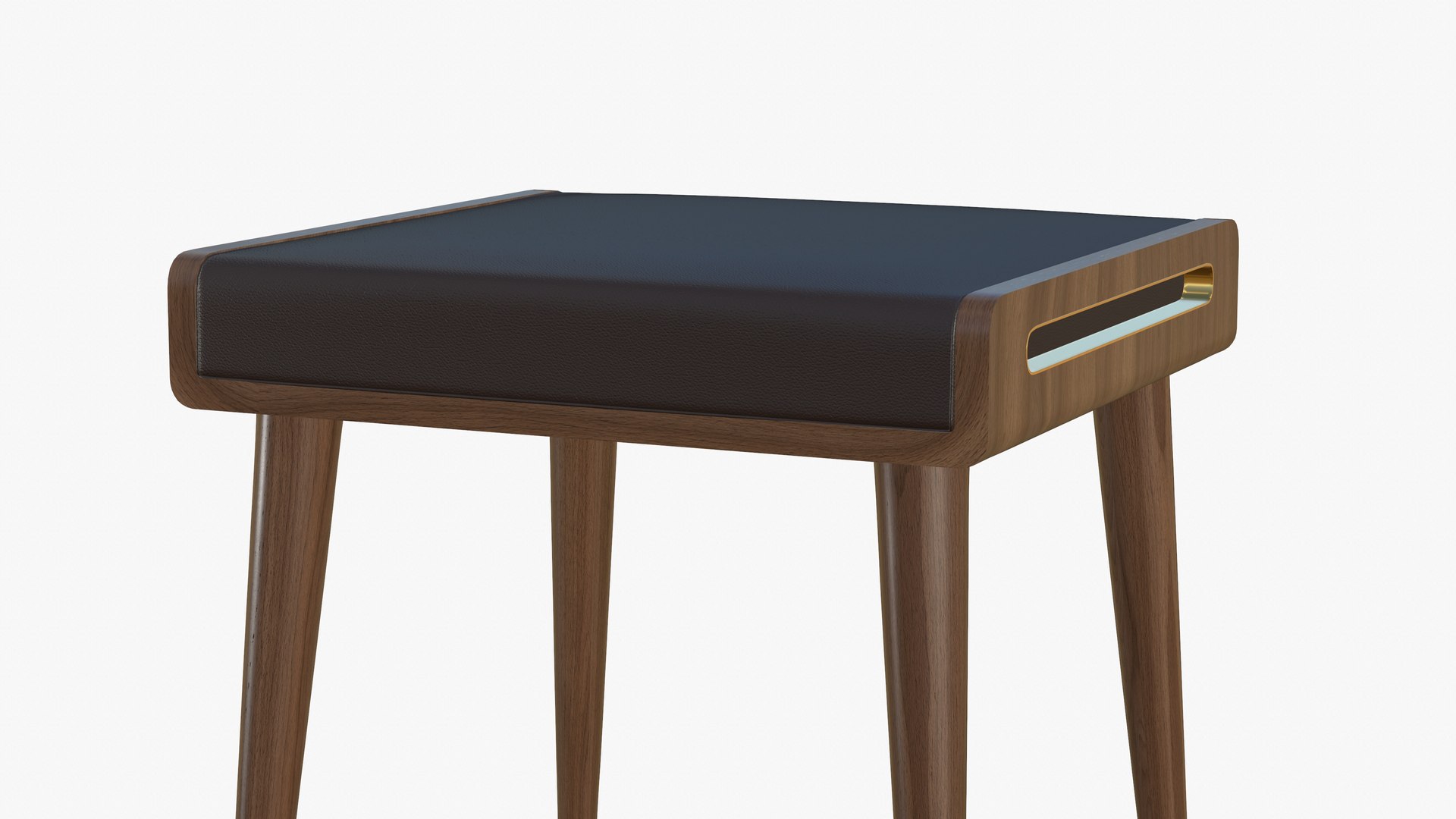 3D Wooden Stool Chair model - TurboSquid 1852698