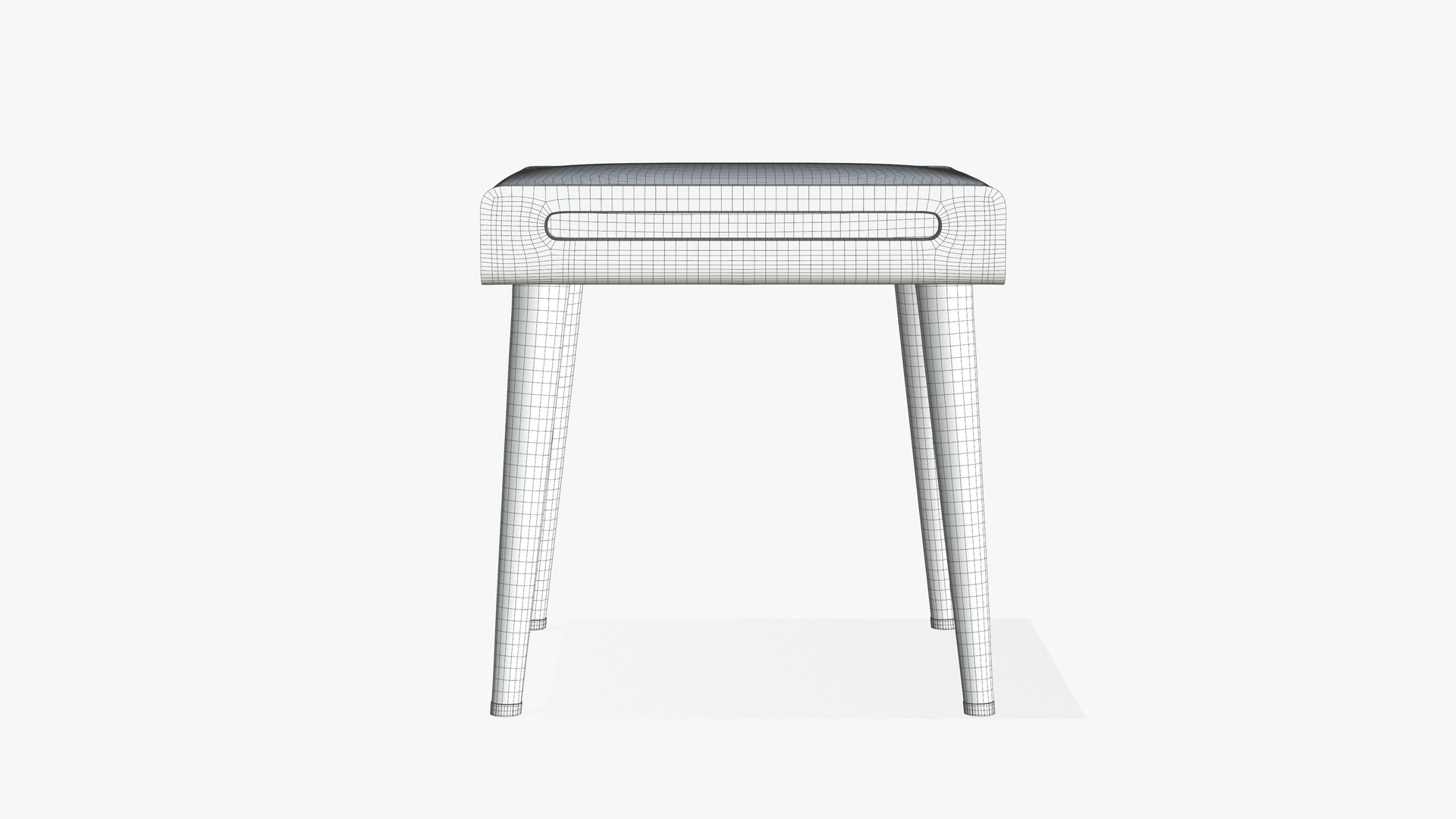 3D Wooden Stool Chair model - TurboSquid 1852698