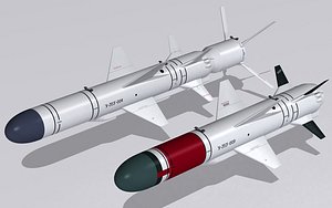 Kh-35E missiles family 3D