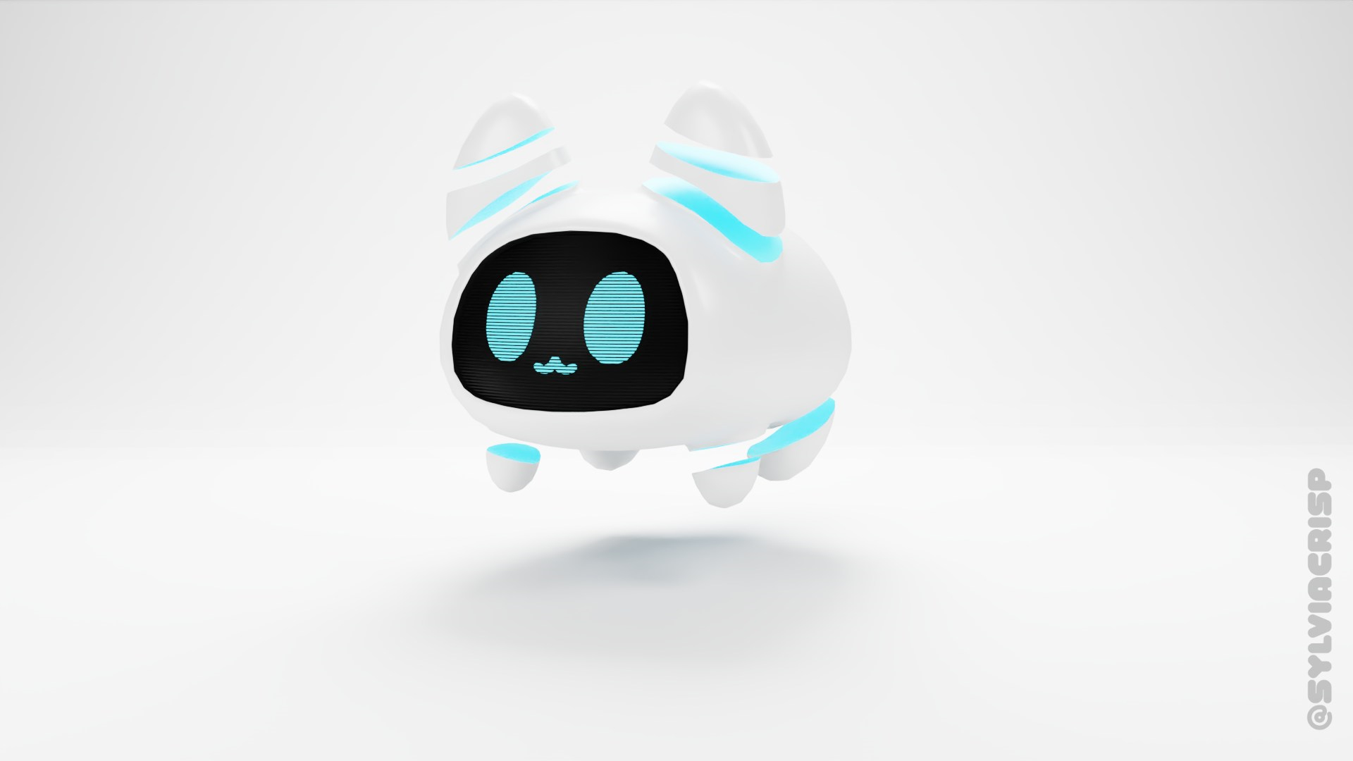 Robo Hoverkitty VRC  CVR READY SylviaCrisp 3D model https://p.turbosquid.com/ts-thumb/s5/QZpSzV/Pg/kittyturntable/png/1661635913/1920x1080/turn_fit_q99/b032a06434151a0c2434947bc42c3719c7f130c5/kittyturntable-1.jpg
