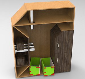 toy organizer 3D