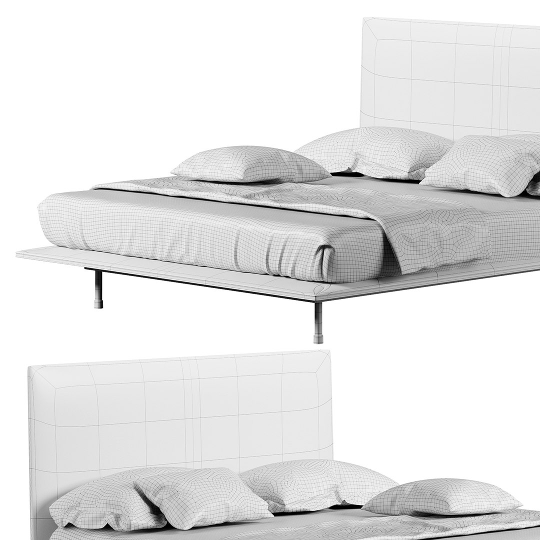 3D Thin Bed By Bonaldo TurboSquid 1936713