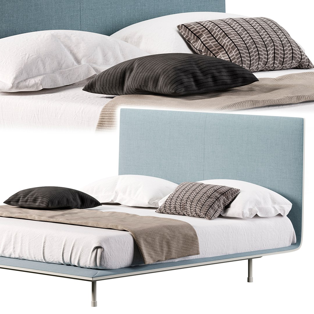 3D Thin Bed By Bonaldo TurboSquid 1936713