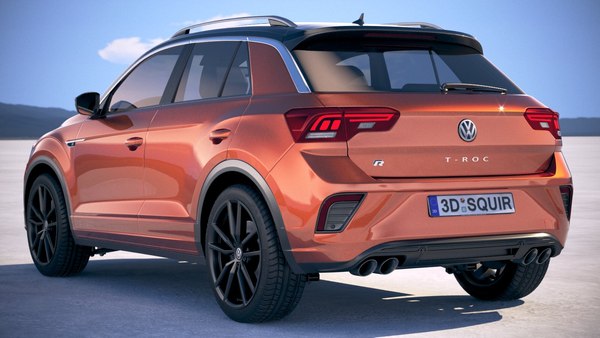 폭스 바겐 T-Roc R 2020 3D 모델 - TurboSquid 1461128