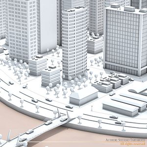 City on river