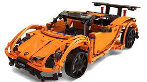 toy sport car 3D model