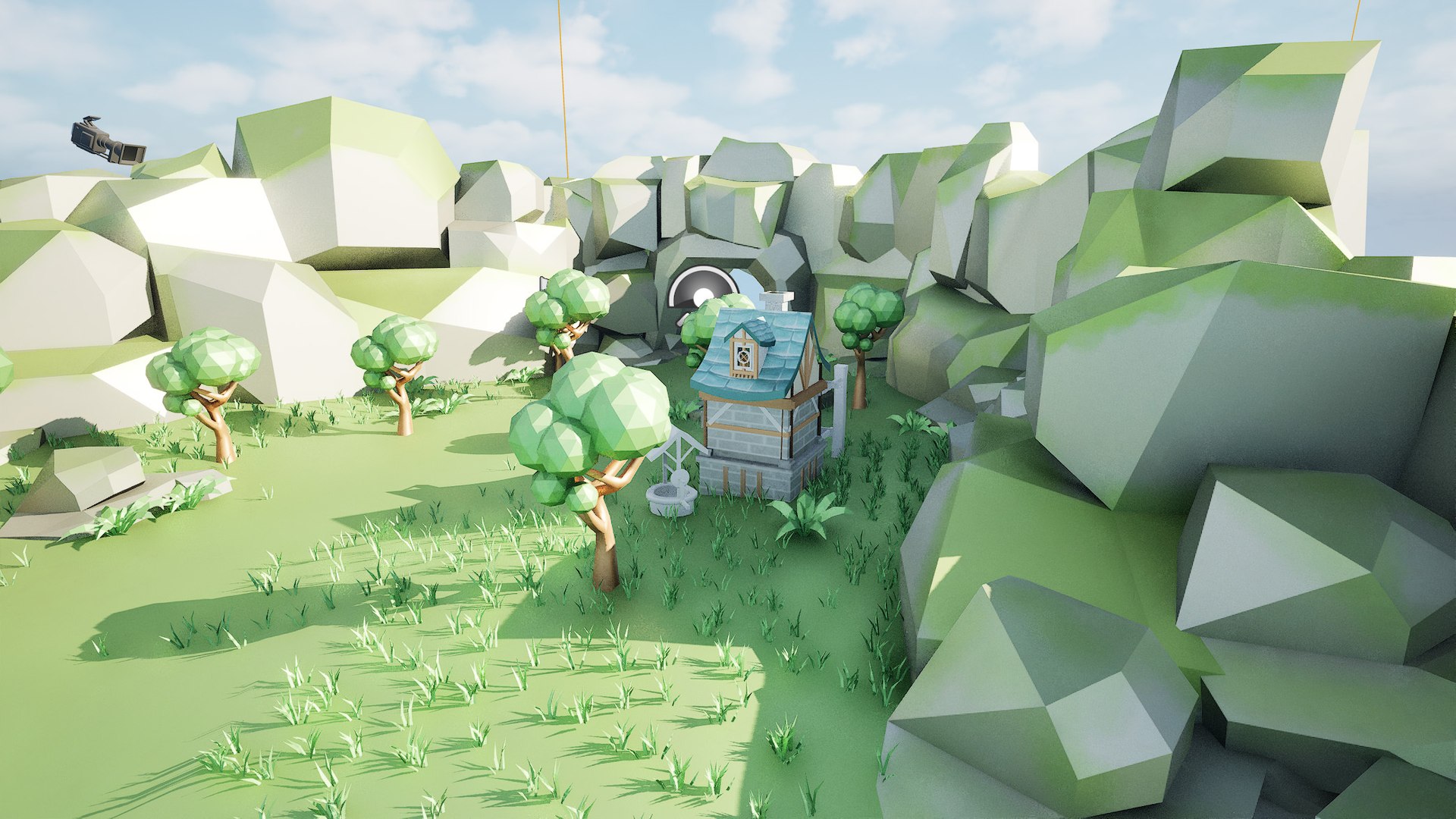 Mountain hill village low poly 3D scene model https://p.turbosquid.com/ts-thumb/s5/hnvAHk/W7/highresscreenshot00002/jpg/1721523486/1920x1080/fit_q87/ac0137a4b5016d5b483bb903052001fbf800c8bd/highresscreenshot00002.jpg
