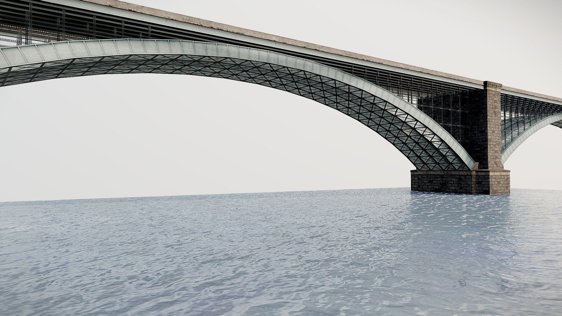 New York Highway With Low Poly City Interstate 3D - TurboSquid 2302897