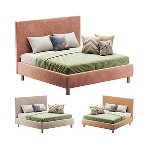 Kids Bed pink Aiden Pink