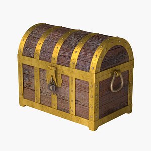 3D treasure chest