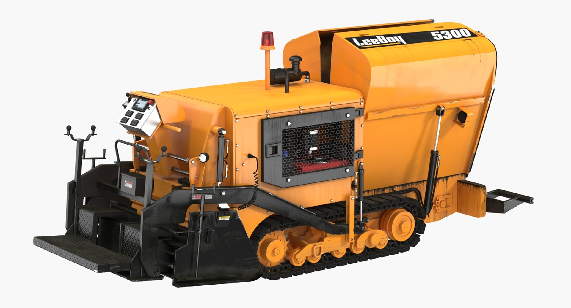 Paver Leeboy Folded 3D Model 3D model preview