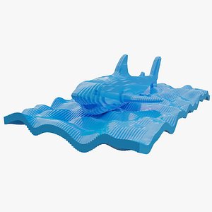 Great White Shark Slices model