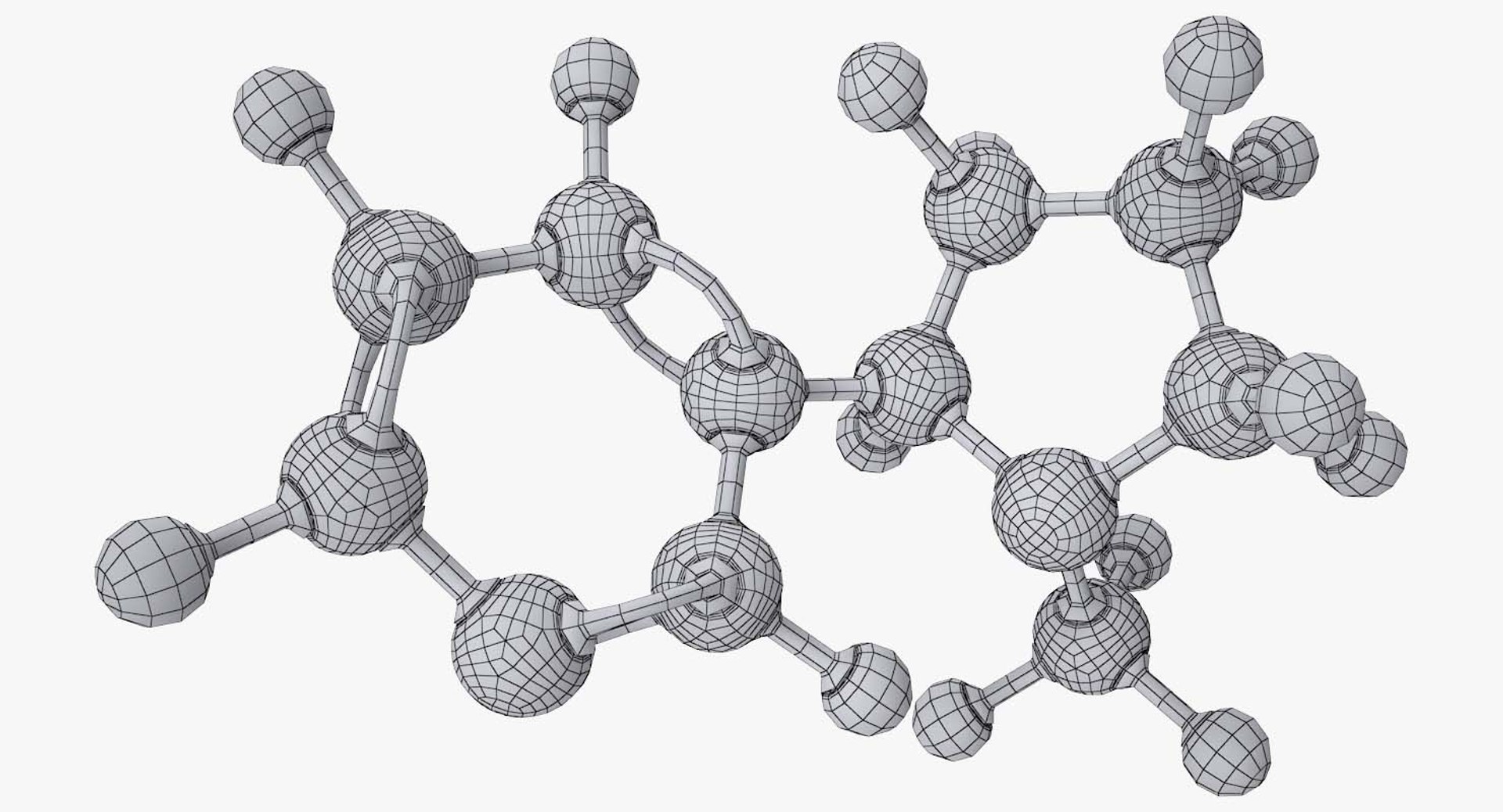 Nicotine Molecule 3d Model