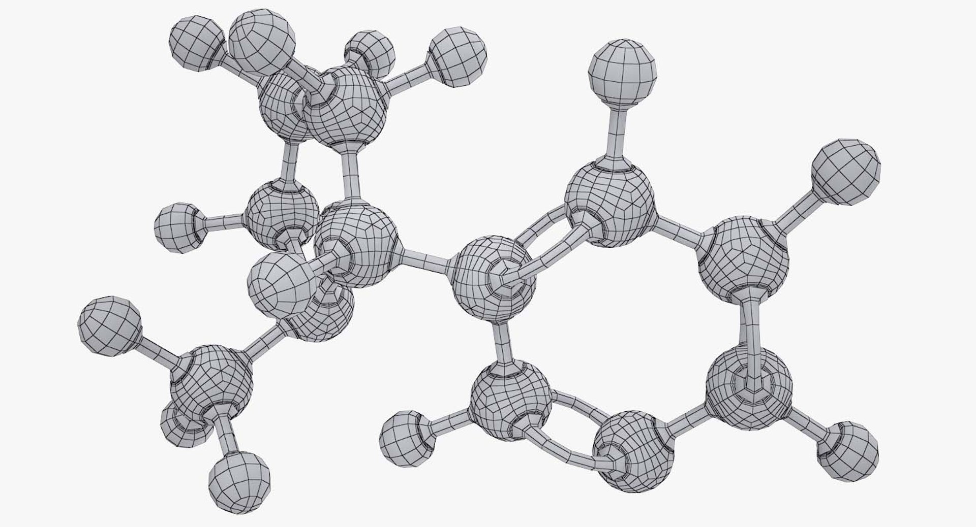 Nicotine Molecule 3d Model