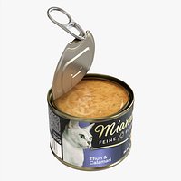 Miamor feine filets in jelly thun and calmari cat food open