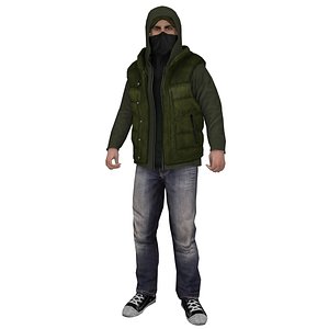 Rebel 4 LOD2 Rigged