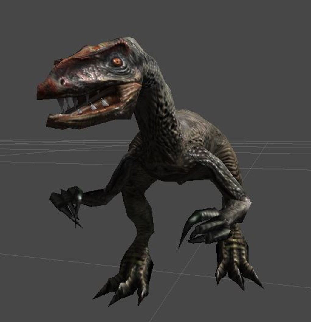 3d Raptor Dinosaur Model