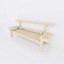 Wooden bench 2 - Full parametric Revit Family