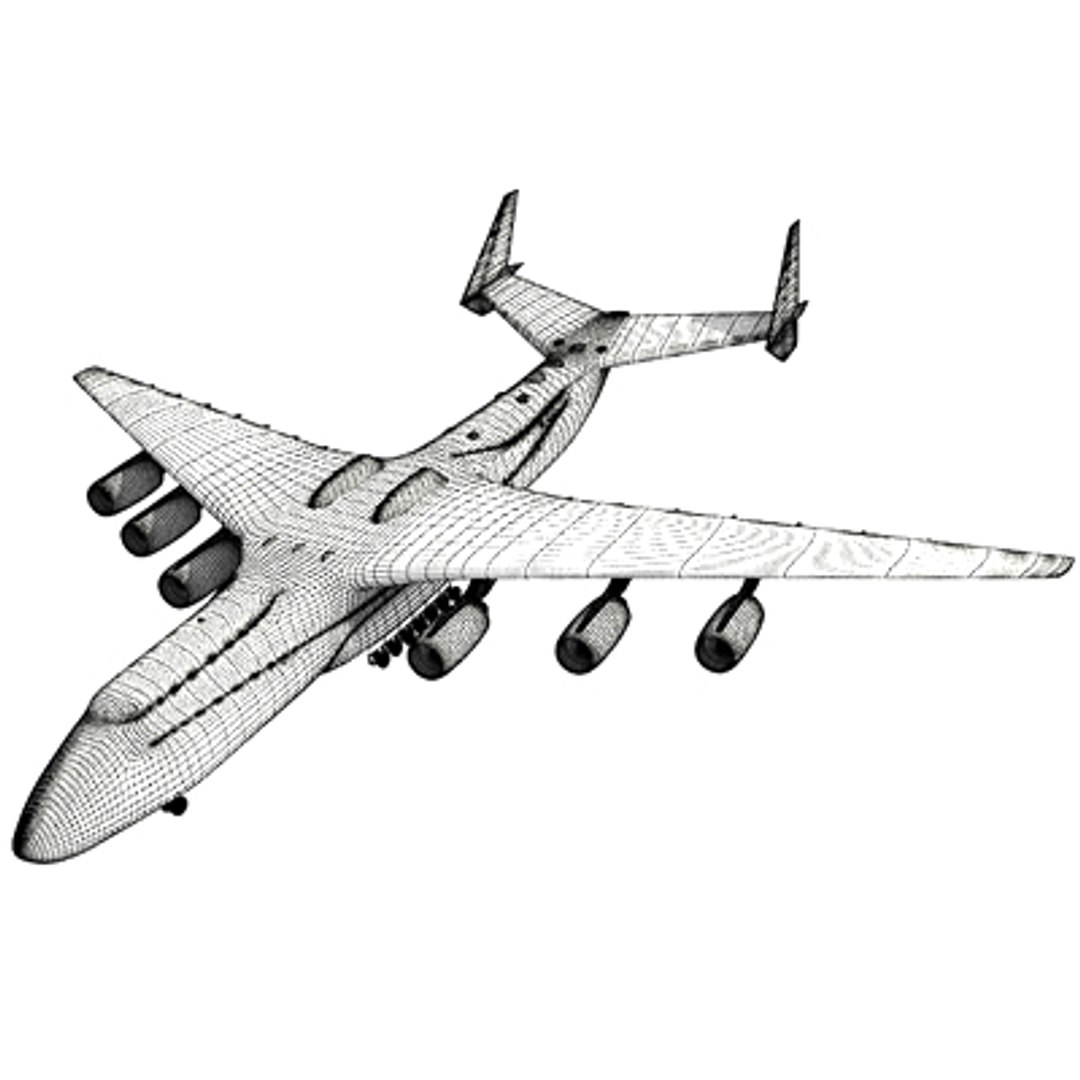 Antonov An-225 Mriya 3d Dxf