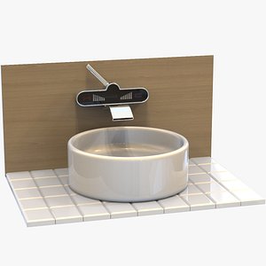 Digital Bathroom Sink 3D model