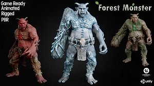 3D ForestMonster4 model