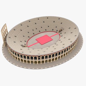 Verona Arena Roman Amphitheatre Italy 3d Model