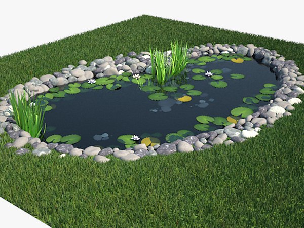 Teich 3DModell TurboSquid 649588