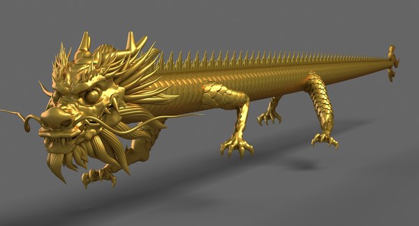 Ancient dragon chinese 3D model - TurboSquid 1174453