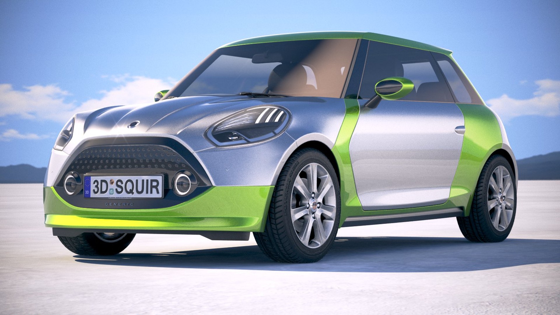 3D Generic Car Model - TurboSquid 1326393