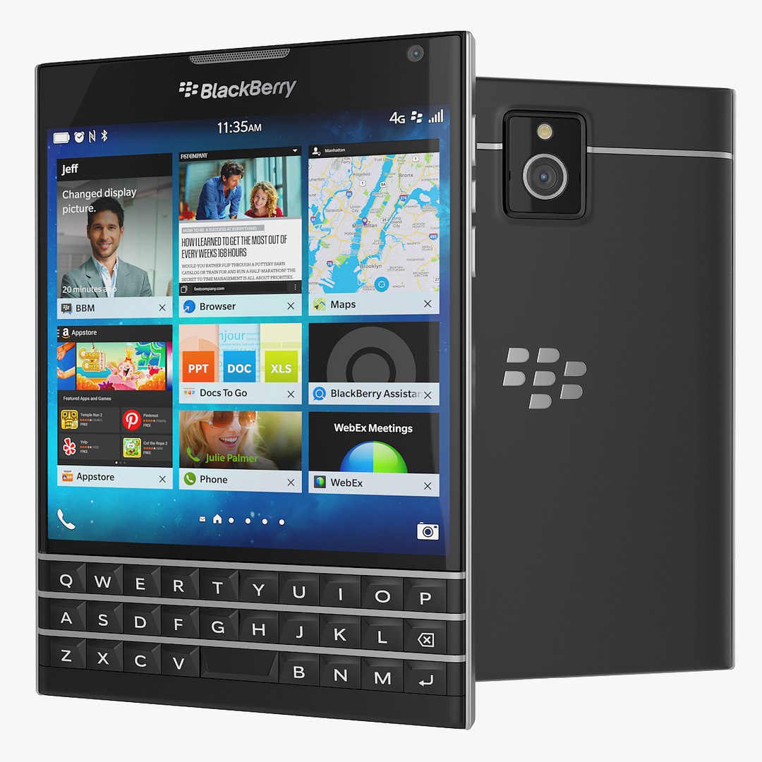 Blackberry Classic Passport Z3 3d Model