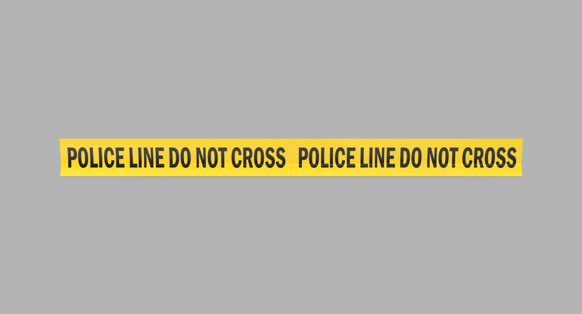 3d Model Police Tape Strip