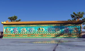 chinese dragon wall model