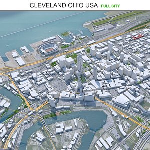 city area building 3D model