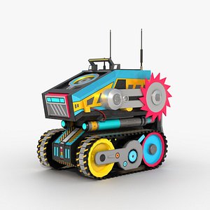 Battle Bot - Doom Saw 3D model